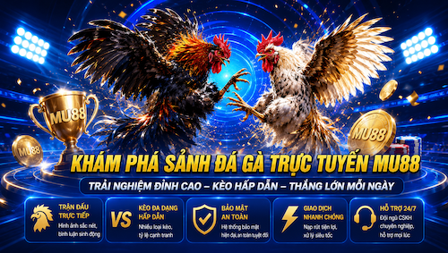 Đá Gà MU88 – Sân Chơi Chọi Kê Trực Tuyến Hấp Dẫn Cho Người Việt Nam